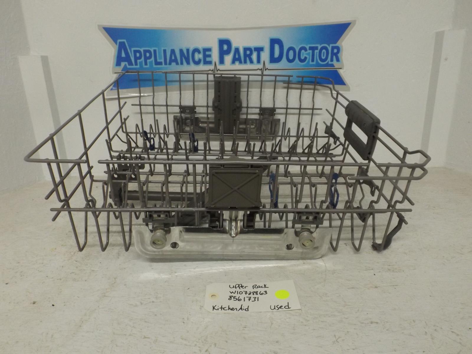 KitchenAid Dishwasher W10728863 8561731 Upper Rack Used KitchenAid Dishwasher W10728863 8561731 Upper Rack Used